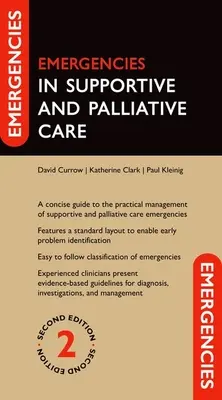 Emergencias en cuidados paliativos y de apoyo - Emergencies in Supportive and Palliative Care