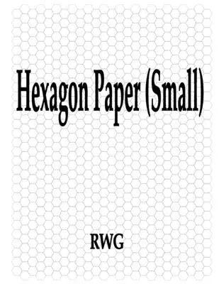 Papel Hexágono (Pequeño): 100 Páginas 8.5 X 11