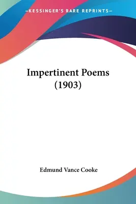 Poemas Impertinentes (1903) - Impertinent Poems (1903)