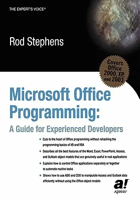 Programación de Microsoft Office: Guía para desarrolladores experimentados - Microsoft Office Programming: A Guide for Experienced Developers