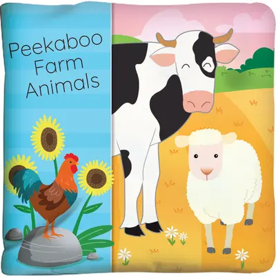 Animales de la Granja Peekaboo: Libro de tela con cubierta arrugable - Peekaboo Farm Animals: Cloth Book with a Crinkly Cover!