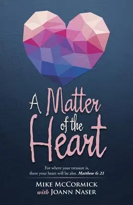 Una cuestión de corazón: Porque donde esté tu tesoro, allí estará también tu corazón. Mateo 6: 21 - A Matter of the Heart: For where your treasure is, there your heart will be also. Matthew 6: 21