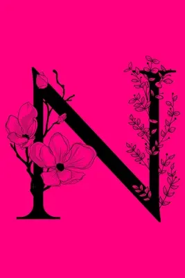 N: Cuaderno con iniciales: Monograma personalizado diario forrado de regalo - N: Monogram Initial Notebook: Customized Monogrammed Lined Gift Journal