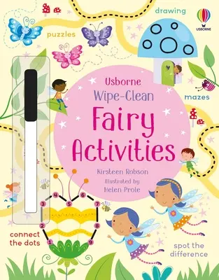 Actividades para limpiar hadas - Wipe-Clean Fairy Activities