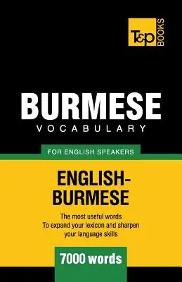 Vocabulario birmano para angloparlantes - 7000 palabras - Burmese vocabulary for English speakers - 7000 words