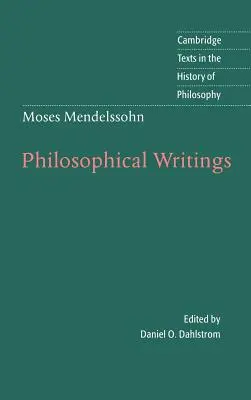 Moses Mendelssohn: Escritos filosóficos - Moses Mendelssohn: Philosophical Writings