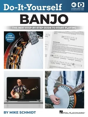 Hágalo usted mismo Banjo: La mejor guía paso a paso para empezar a tocar por Mike Schmidt: La mejor guía paso a paso para empezar a tocar - Do-It-Yourself Banjo: The Best Step-By-Step Guide to Start Playing by Mike Schmidt: The Best Step-By-Step Guide to Start Playing