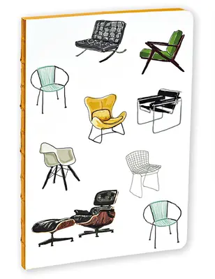 Mid-Century Modern Chairs Cuaderno A5 - Mid-Century Modern Chairs A5 Notebook