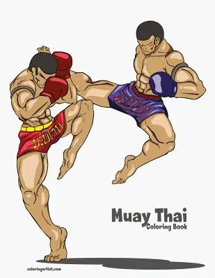 Libro para colorear de Muay Thai - Muay Thai Coloring Book