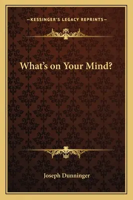 ¿Qué tienes en mente? - What's on Your Mind?