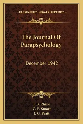 Revista de Parapsicología: Diciembre de 1942 - The Journal Of Parapsychology: December 1942