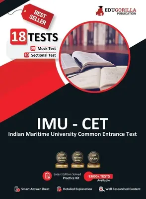 Imu CET 2023: Indian Maritime University Common Entrance Test - 8 Mock Tests and 10 Sectional Tests (2000 Solved Questions) with Frece - Imu CET 2023: Indian Maritime University Common Entrance Test - 8 Mock Tests and 10 Sectional Tests (2000 Solved Questions) with Fre