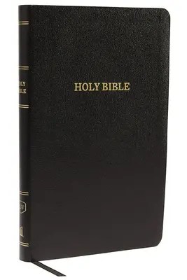 RVR, Biblia de consulta, imitación piel, negra, edición con letras rojas - KJV, Thinline Reference Bible, Leather-Look, Black, Red Letter Edition