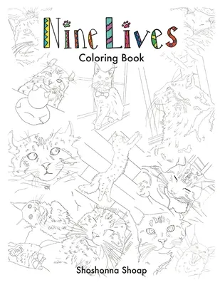 Libro para colorear Nueve vidas - Nine Lives Coloring Book