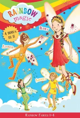 Hadas del arco iris: Libros 1-4: Ruby el Hada Roja, Amber el Hada Naranja, Sunny el Hada Amarilla, Fern el Hada Verde - Rainbow Fairies: Books 1-4: Ruby the Red Fairy, Amber the Orange Fairy, Sunny the Yellow Fairy, Fern the Green Fairy