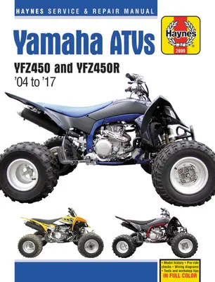 Yamaha Yfz450/450r Atv, 2004-2017 Haynes Manual De Reparación - Yamaha Yfz450/450r Atv, 2004-2017 Haynes Repair Manual