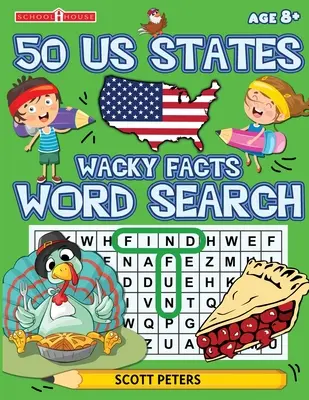 Sopa de letras con datos curiosos: 50 estados de EE.UU. - Wacky Facts Word Search: 50 US States