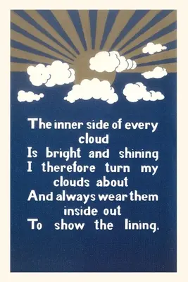 Diario Vintage Inspirational Cloud Poem - Vintage Journal Inspirational Cloud Poem