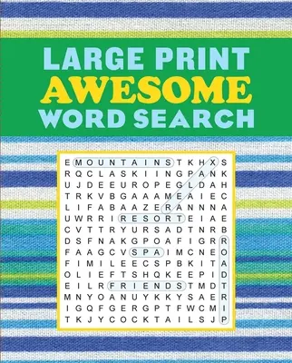 Sopa de letras en letra grande - Large Print Awesome Word Search