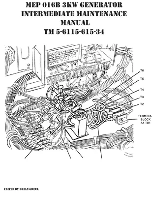 Manual de mantenimiento intermedio del grupo electrógeno MEP 016B 3KW TM 5-6115-615-34 - MEP 016B 3KW Generator Intermediate Maintenance Manual TM 5-6115-615-34