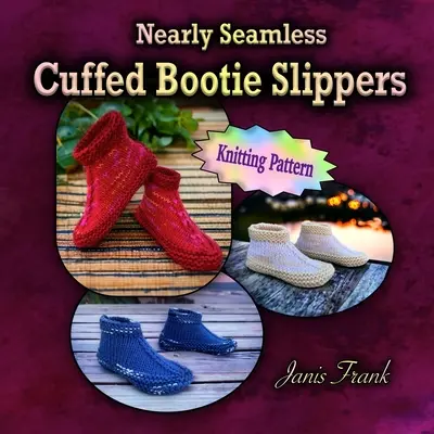 Pantuflas para adultos con puños casi sin costuras - Nearly Seamless Cuffed Bootie Slippers for Adults