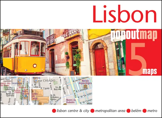 Mapa desplegable de Lisboa - Lisbon Popout Map