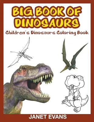 Libro de Dinosaurios: Libro Para Colorear Para Niños - Book of Dinosaurs: Children's Coloring Book