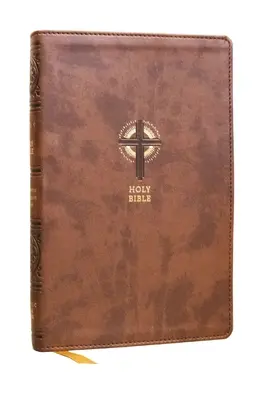 NRSV Biblia Católica Sacramentos de Iniciación, Tapa blanda marrón, Impresión confort - Nrsvce Sacraments of Initiation Catholic Bible, Brown Leathersoft, Comfort Print