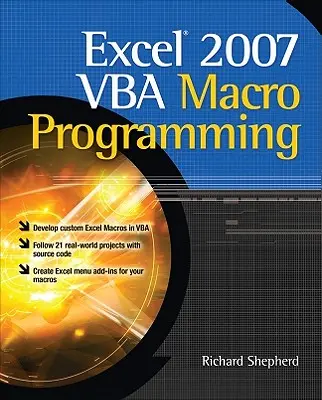 Programación de macros VBA para Excel 2007 - Excel 2007 VBA Macro Programming