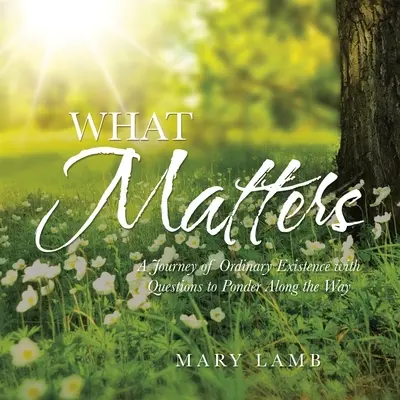 Lo que importa: Un viaje a la existencia ordinaria con preguntas para reflexionar a lo largo del camino - What Matters: A Journey of Ordinary Existence with Questions to Ponder Along the Way