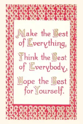 Diario Vintage Saca lo mejor de ti - Vintage Journal Make the Best of It