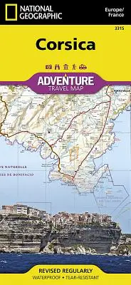 Mapa de Córcega [Francia] - Corsica Map [France]