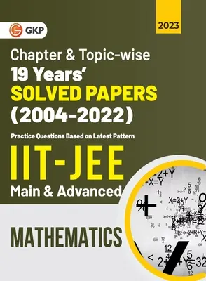 IIT JEE 2023 Matemáticas (Principal y Avanzado) - 19 Years Chapter wise & Topic wise Solved Papers 2004-2022 (G K Publications (P) Ltd) - IIT JEE 2023 Mathematics (Main & Advanced) - 19 Years Chapter wise & Topic wise Solved Papers 2004-2022 (G K Publications (P) Ltd)