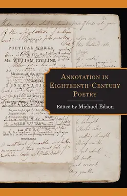 La anotación en la poesía del siglo XVIII - Annotation in Eighteenth-Century Poetry