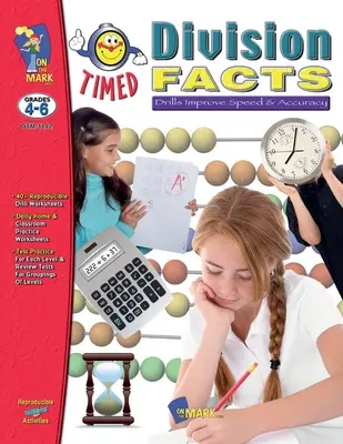 Ejercicios cronometrados de división Grados 4-6 - Timed Division Drill Facts Grades 4-6