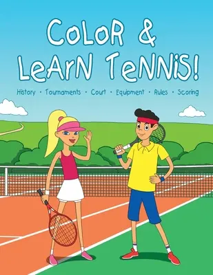 ¡Colorea y aprende tenis! - Color & learn tennis!