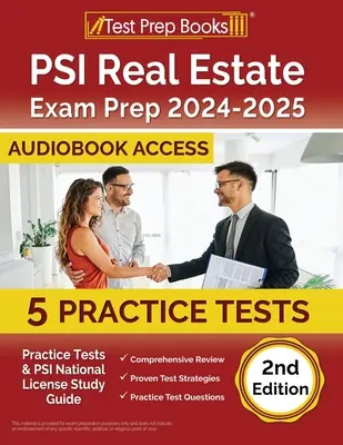 PSI Preparación para el Examen de Bienes Raíces 2024-2025: 5 Pruebas de Práctica y Guía de Estudio de la Licencia Nacional PSI [Acceso Audiobook] - PSI Real Estate Exam Prep 2024-2025: 5 Practice Tests and PSI National License Study Guide [Audiobook Access]