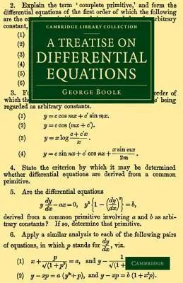 Tratado de ecuaciones diferenciales - A Treatise on Differential Equations