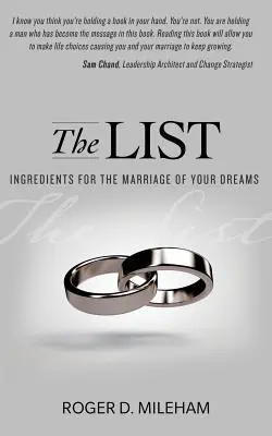 La lista: Ingredientes para el matrimonio de tus sueños - The List: Ingredients for the Marriage of Your Dreams