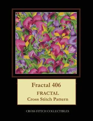 Fractal 406: Patrón de punto de cruz Fractal - Fractal 406: Fractal Cross Stitch Pattern