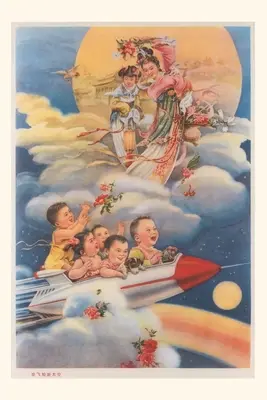 Diario Vintage Bebés japoneses en cohete - Vintage Journal Japanese Babies in Rocketship