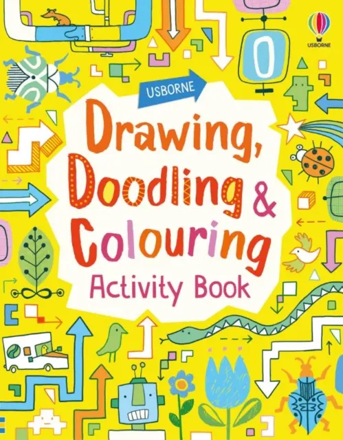 Libro de actividades para dibujar, garabatear y colorear - Drawing, Doodling and Colouring Activity Book