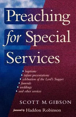 Predicación para servicios especiales - Preaching for Special Services