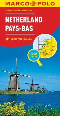 Países Bajos Mapa Marco Polo - Netherlands Marco Polo Map