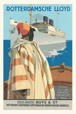 Diario Vintage Rotterdamsche Lloyd, África - Vintage Journal Rotterdamsche Lloyd, African