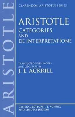 Categorías y de Interpretatione de Aristóteles - Aristotle Categories and de Interpretatione
