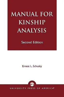 Manual para el análisis del parentesco - Manual for Kinship Analysis