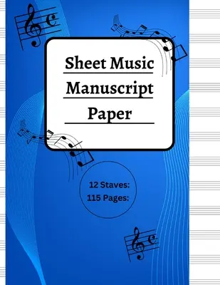 Papel de manuscrito musical - Music Manuscript Paper