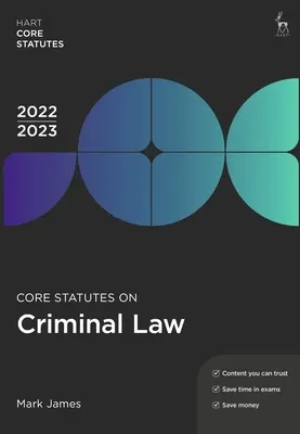 Estatutos Básicos de Derecho Penal 2022-23 - Core Statutes on Criminal Law 2022-23