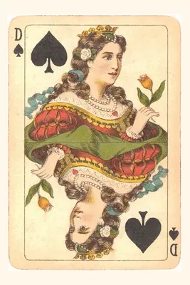 Diario Vintage Queen of Spades - Vintage Journal Queen of Spades